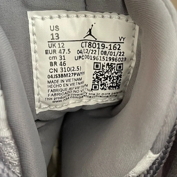 Nike Air Jordan 9 Retro Fire Red Men's Size 13 High Top Athletic Sneakers 2023 - Picture 9 of 11